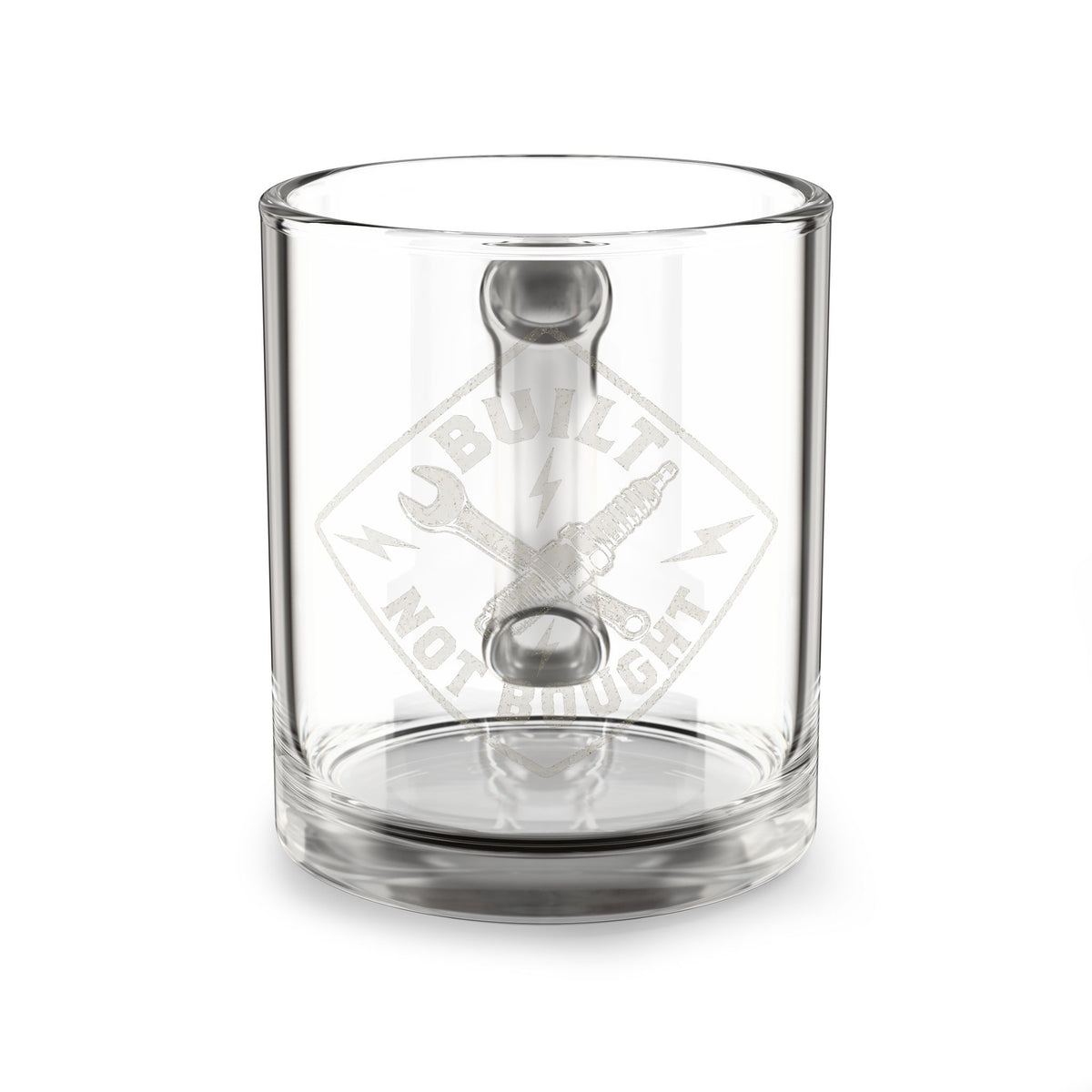 Glass Mug, 10oz Milo Bailey Dog Dad Mom Glass Mug, 10oz