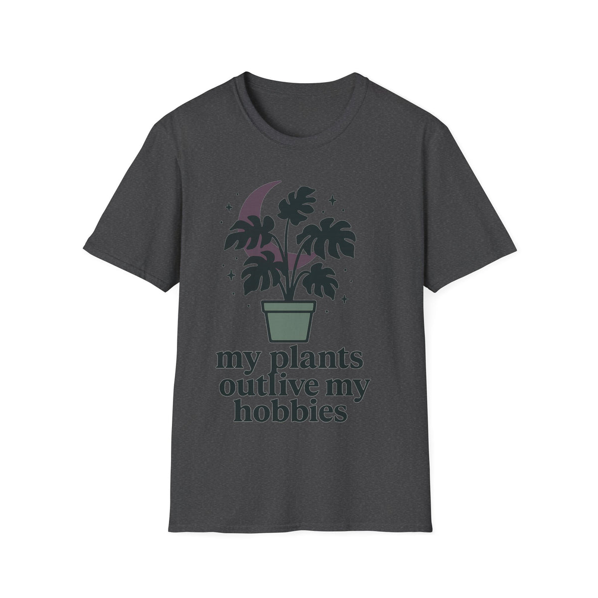 Botanical Moon Plant T-Shirt — “Plants Make Me Happy” Graphic Tee - Trending Now - September 2026