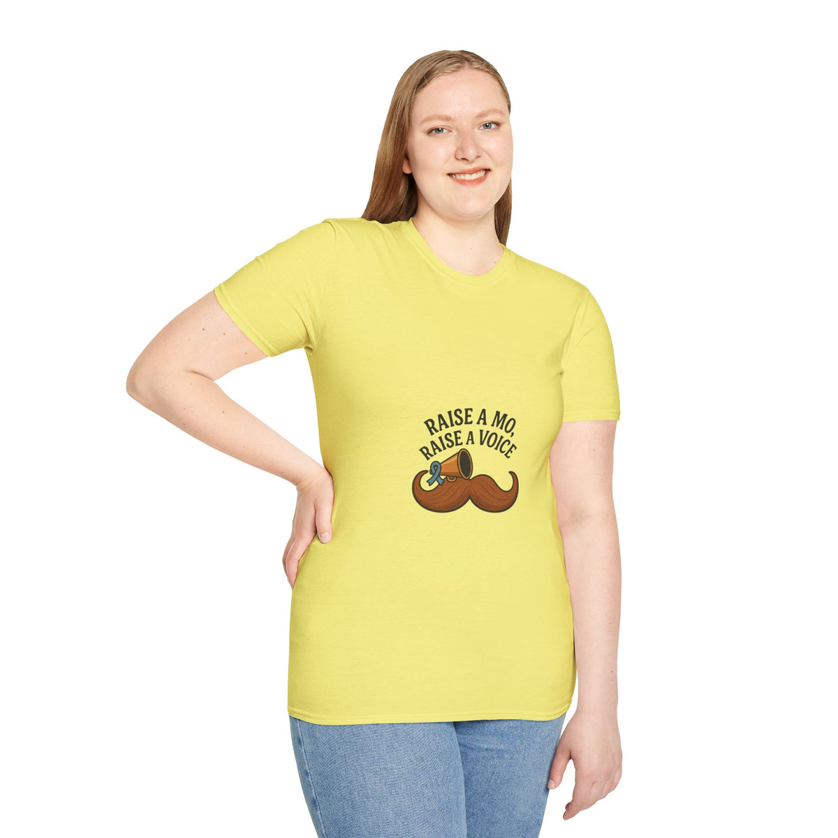 Raise a Mo, Raise a Voice Mustache T-Shirt - Trending Now - October 2026