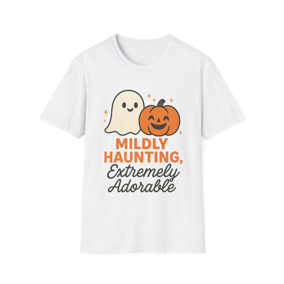 Mildly Haunting Extremely Adorable Ghost T-Shirt, Cute Halloween Pumpkin Tee - Trending Now - September 2026