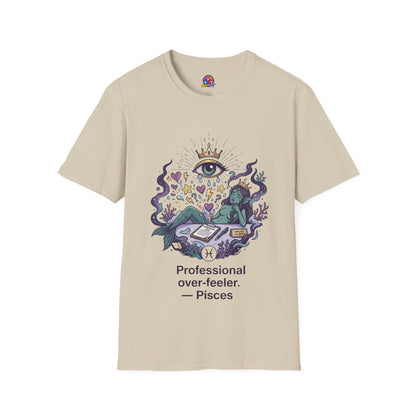Mystic Eye Graphic T‑Shirt — 'Professional Over‑Feeler' Surreal Tee