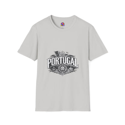 Portugal Vintage Compass T-Shirt — Nautical Travel Souvenir