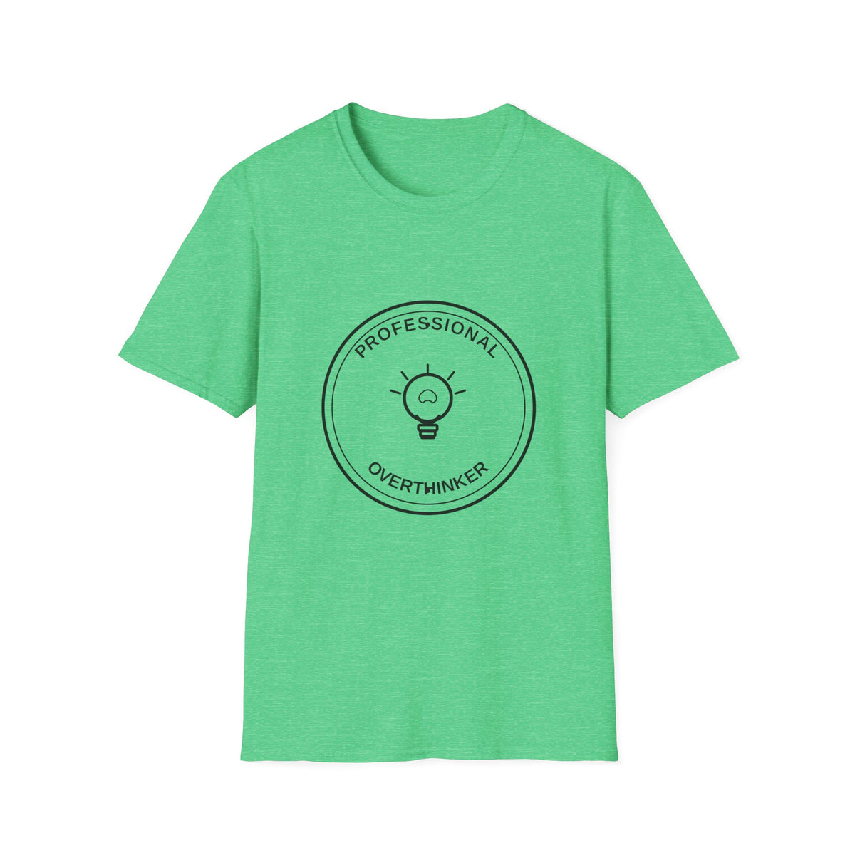T‑Shirt — "Professional Overthinker" Minimal Badge Tee - Trending Now - August 2026