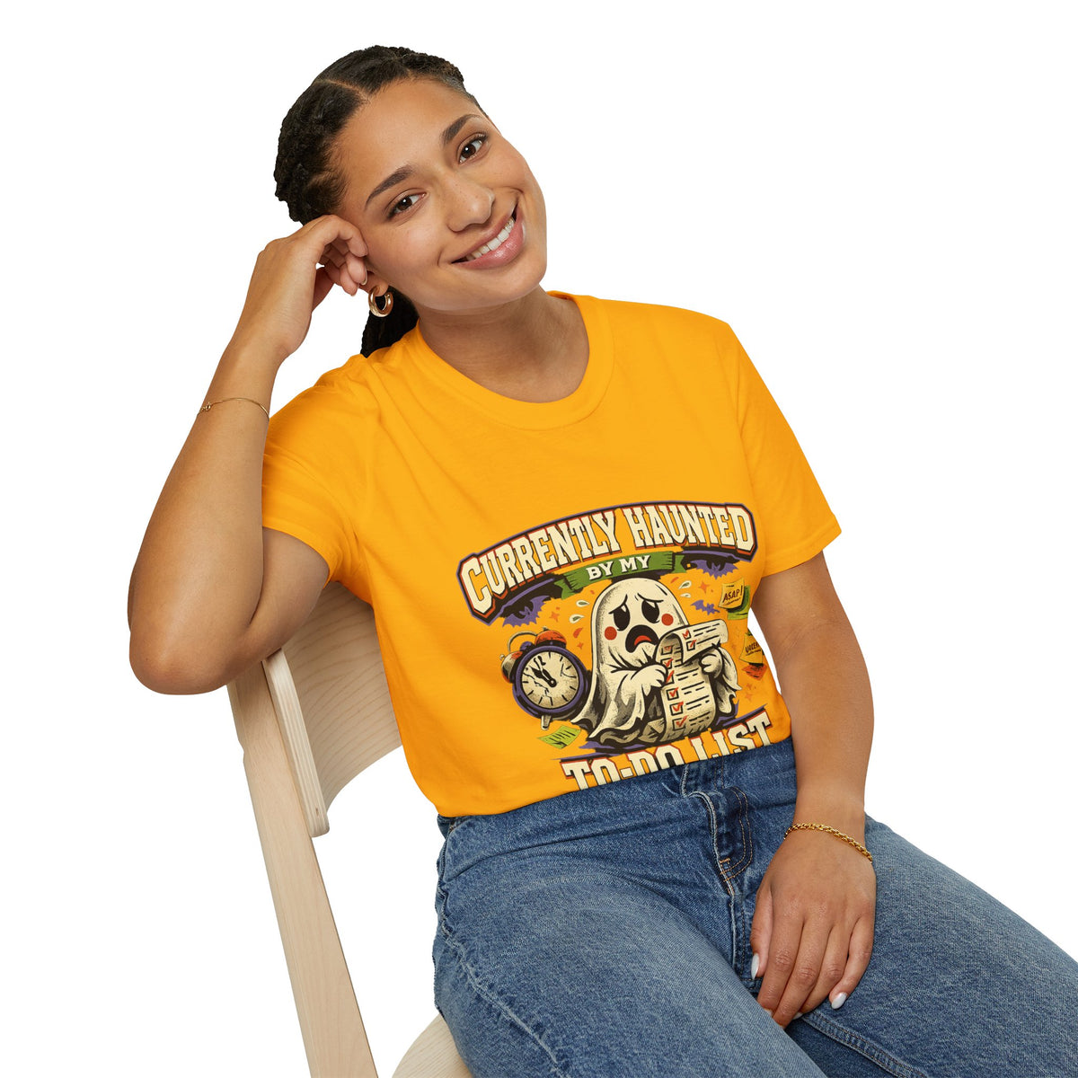 Halloween Currently Haunted Unisex Softstyle T-Shirt