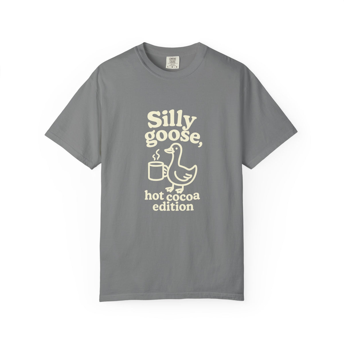 Silly Goose Hot Cocoa T-Shirt — Cute Winter Graphic Tee - Trending Now - October 2026