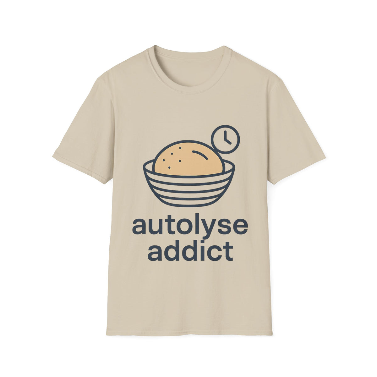 "Autolyse Addict" Funny Sourdough Baking Tee - Cute Bread Maker Pastry White T-Shirt - Trending Now - September 2026