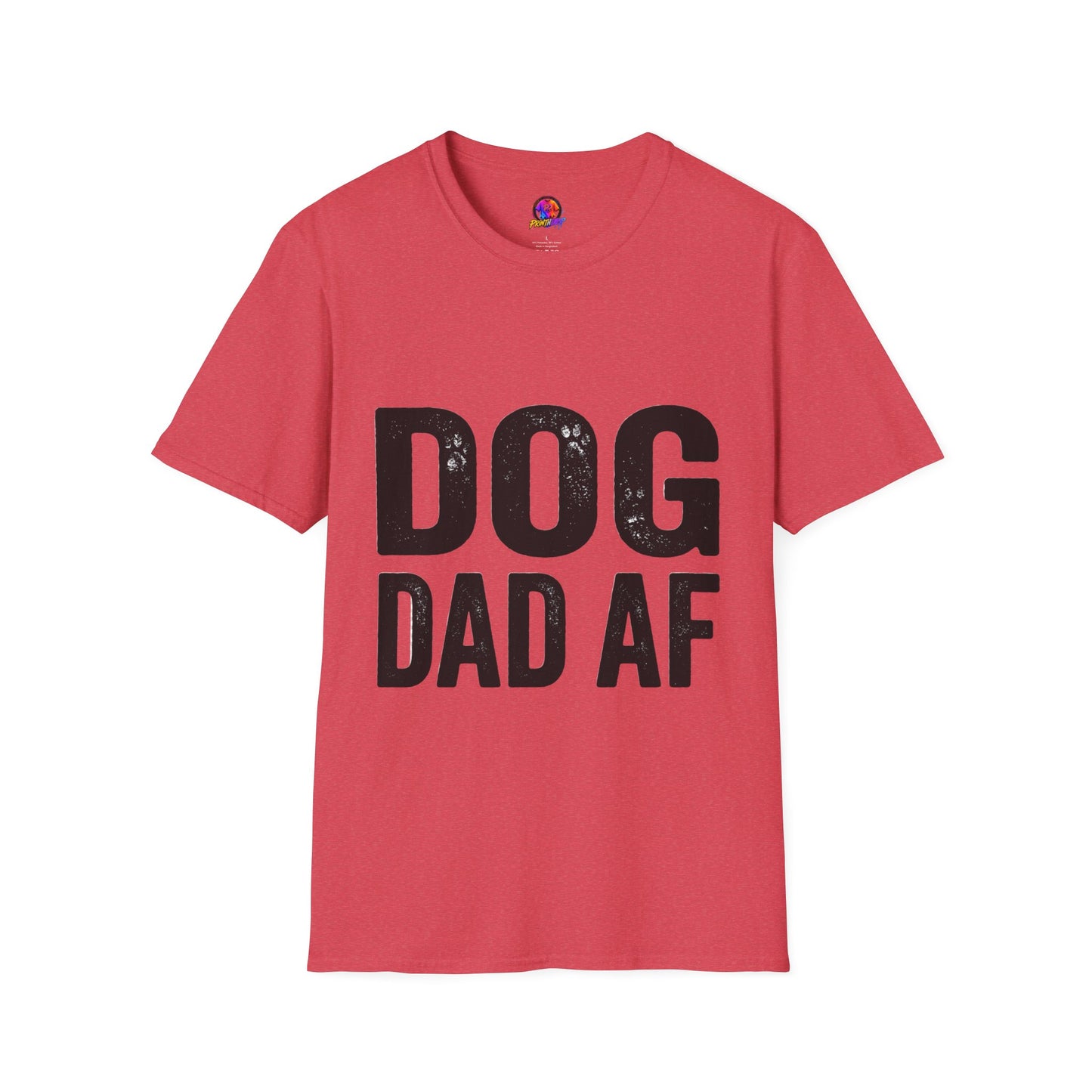 Dog Dad Af Unisex Softstyle T-Shirt