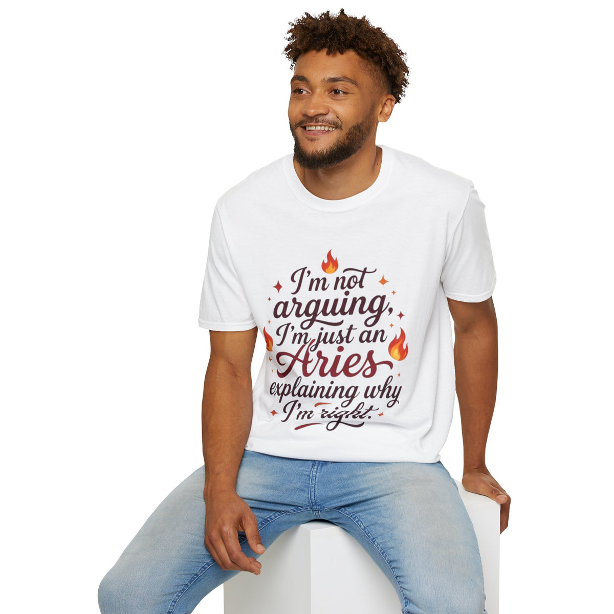Aries Zodiac Tee — “I’m Not Arguing, I’m Just an Aries Explaining Why I’m Right”