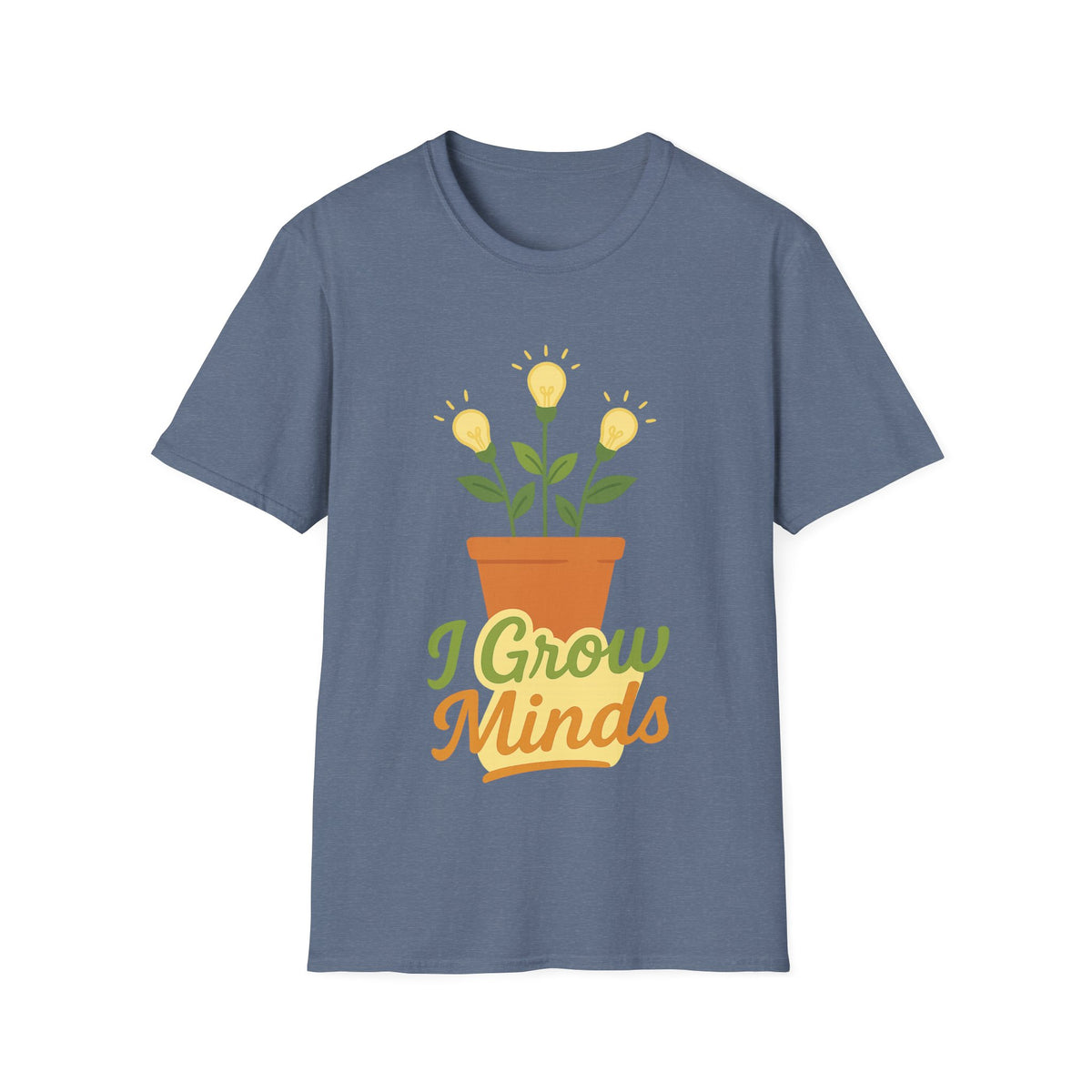 "I Grow Minds" Botanical Teacher Tee | Cute Flower Graphic T-Shirt - Trending Now - September 2026