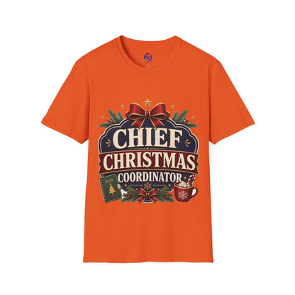 Christmas T-Shirt — "Chief Christmas Coordinator" Holiday Graphic Tee
