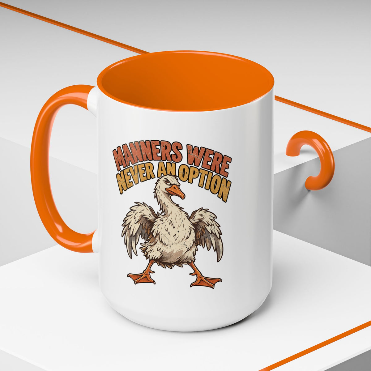 Manners Were Never An Option Funny And Witty  Coffee Mug