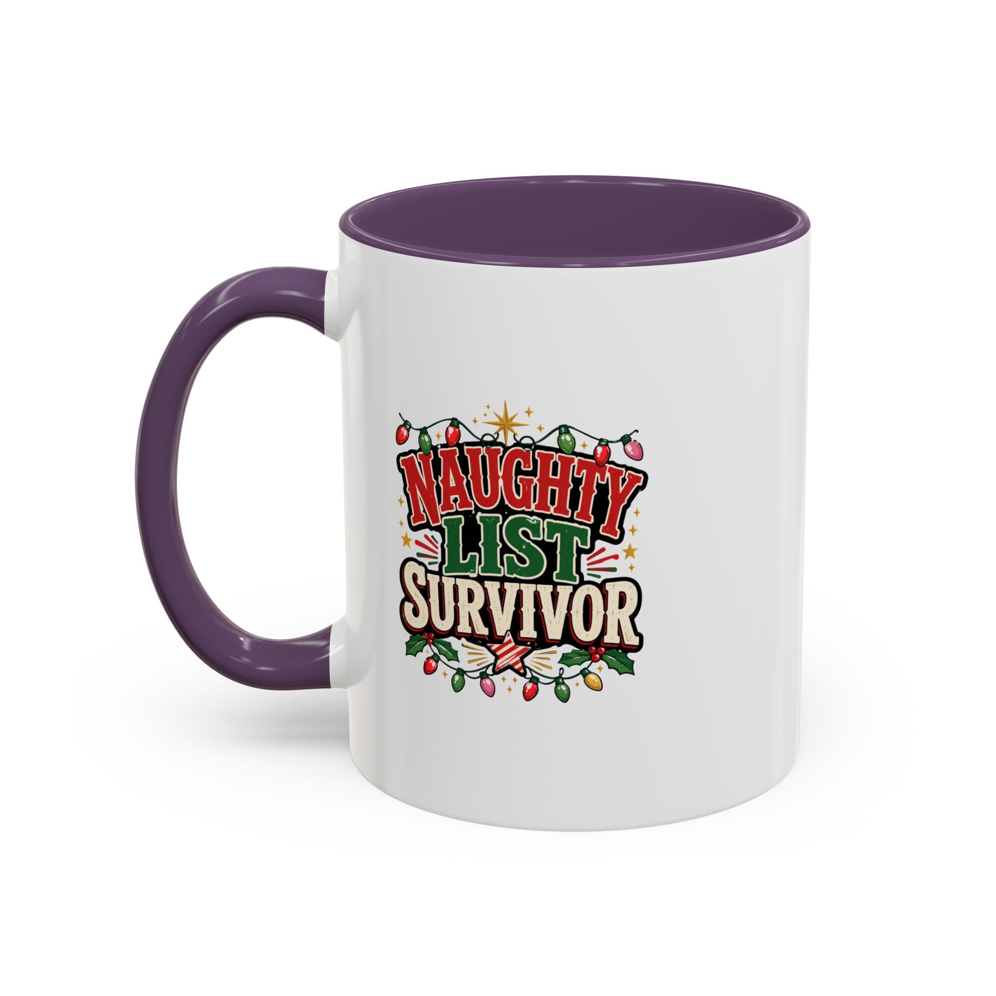 Accent Coffee Mug Naughty List Survivor