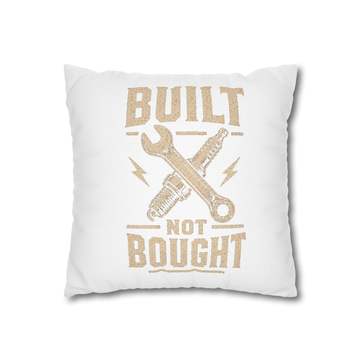 Built Not Bought Decorative Pillowcase Milo Bailey Dog Dad Mom