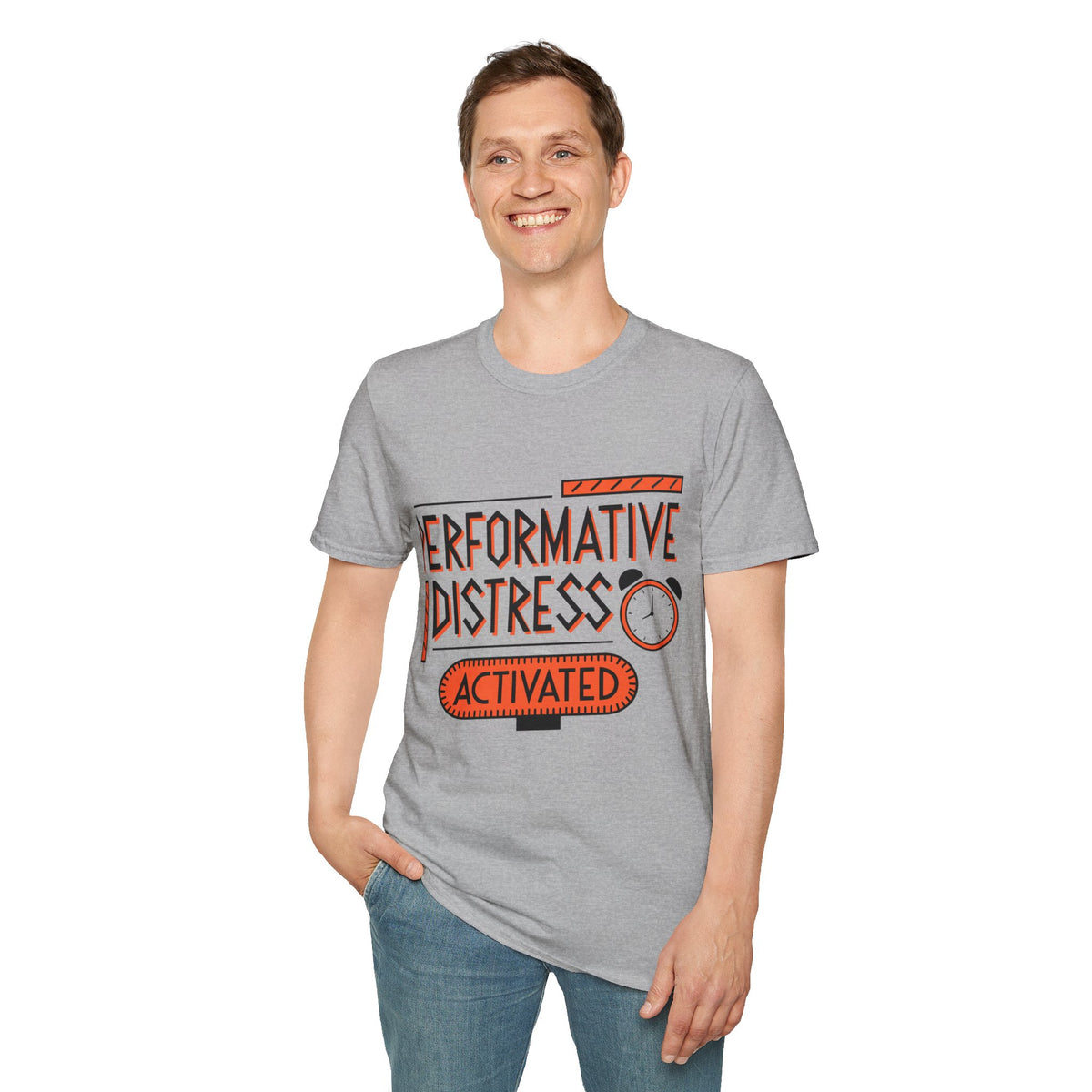 Performative Distress Activated T-Shirt - Trending Now - August 2026