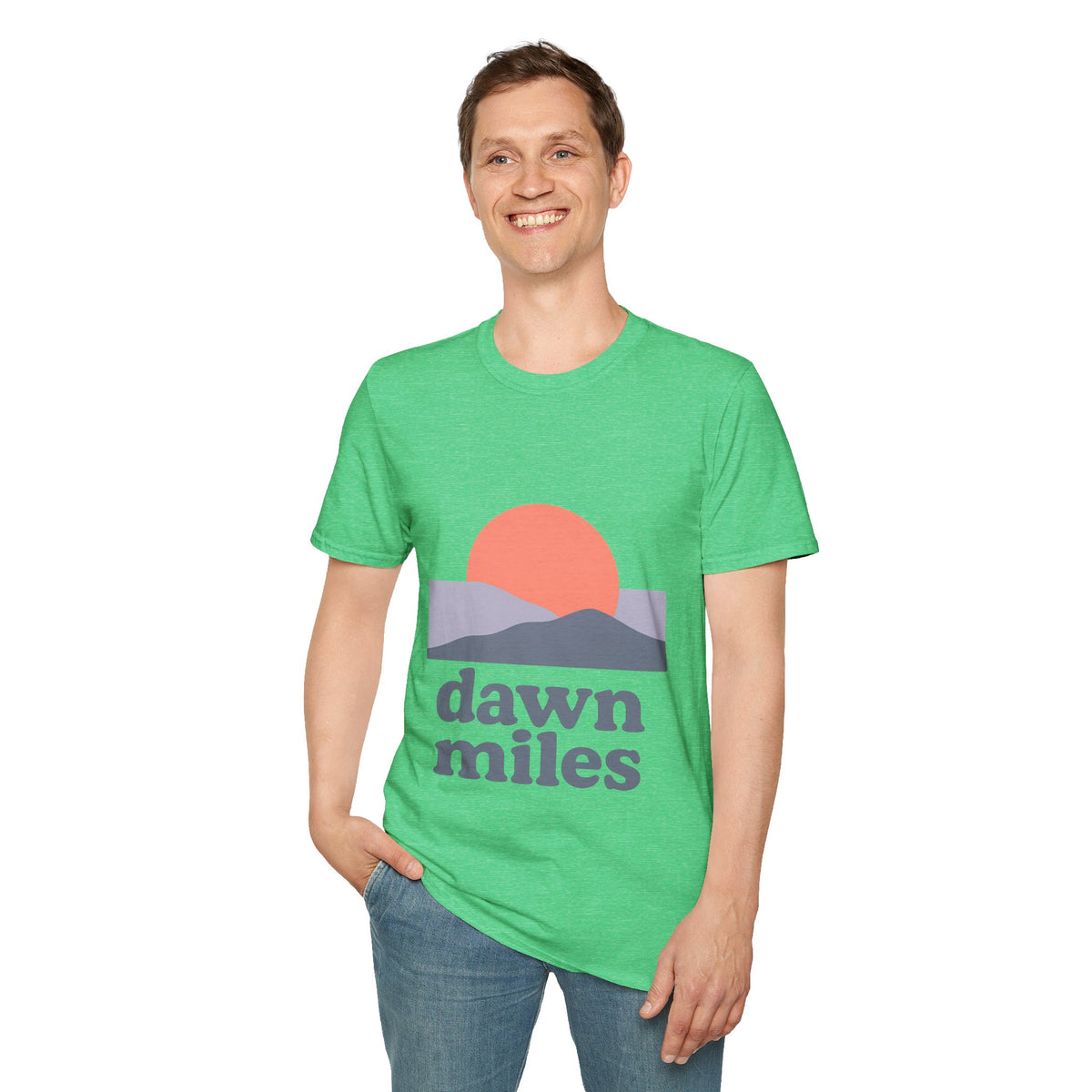 Dawn Miles Running Tee — Sunrise Graphic Short-Sleeve Shirt - Trending Now - September 2026