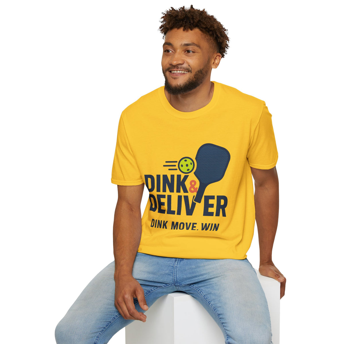 Pickleball Player T‑Shirt — 'Dink. Drive. Deliver.' Graphic Tee for Pickleball Fans - Trending Now - August 2026