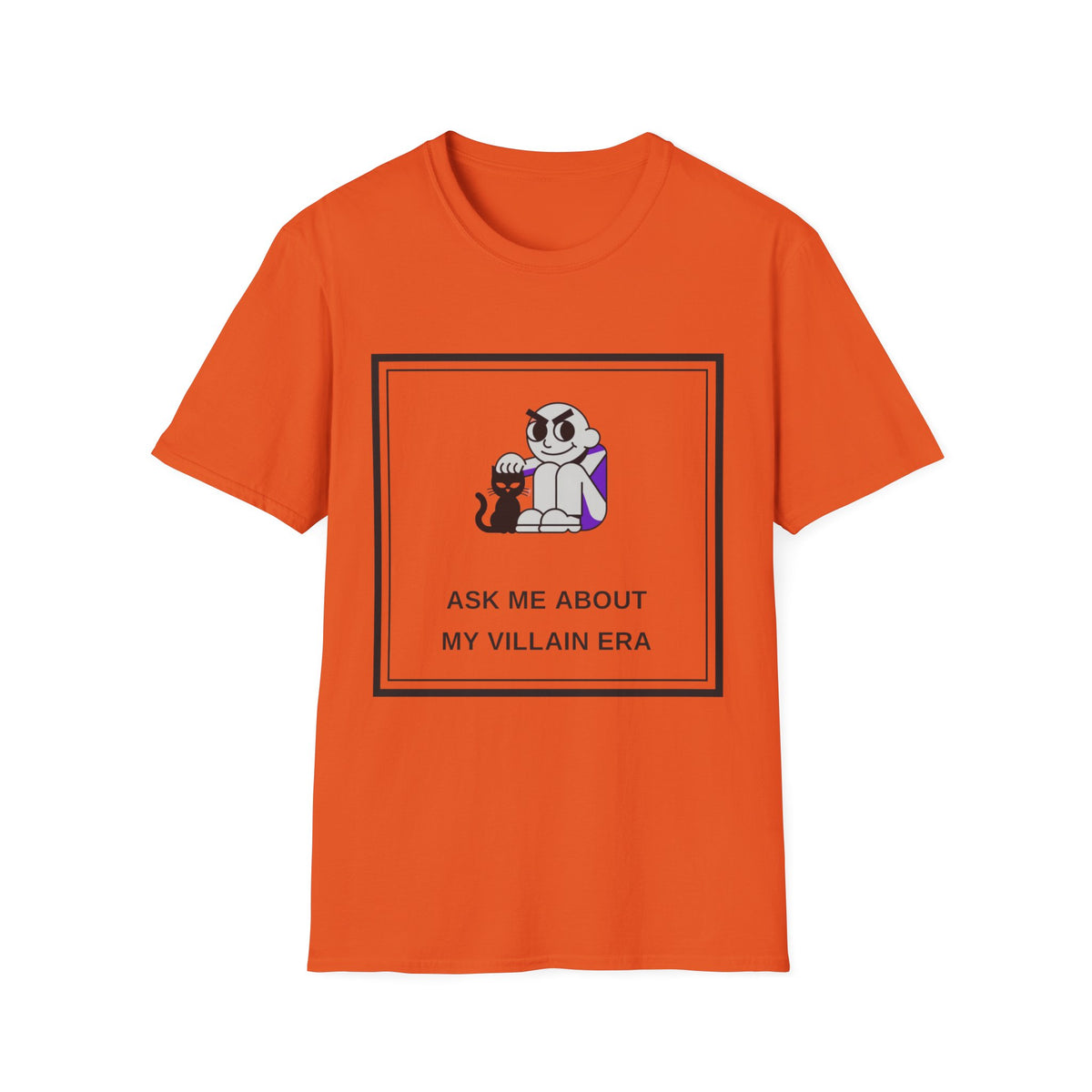 T-Shirt — "Ask Me About My Villain Era" Graphic Tee (Cute Villain Skull Design) - Trending Now - August 2026