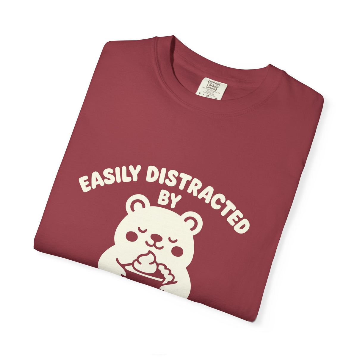Easily Distracted by Thanksgiving Leftovers T-Shirt — Cute Turkey/Bear Holiday Tee - Trending Now - October 2026