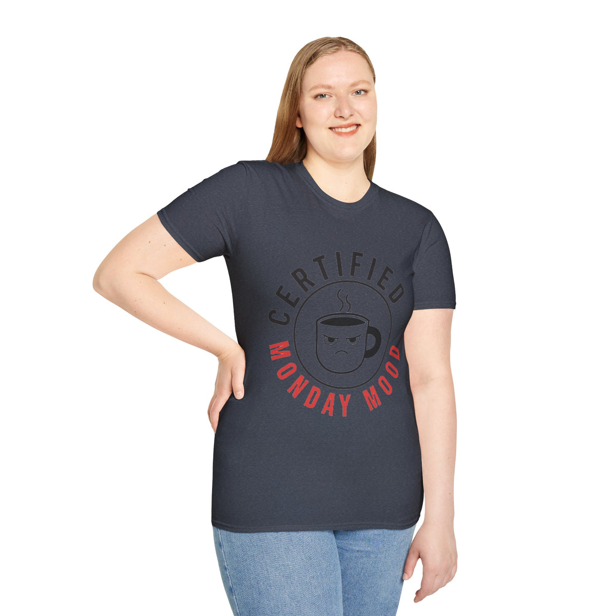Certified Monday Mood T-Shirt — Funny Coffee Lover Tee - Trending Now - August 2026