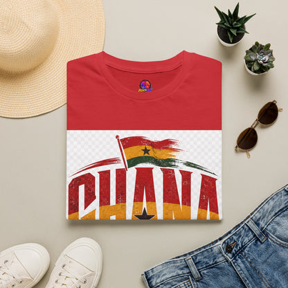 Ghana Flag Soccer T-Shirt — Retro Ghana Pride Football Tee