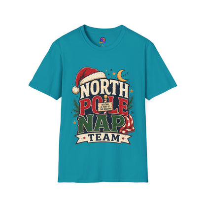 North Pole Nap Team T-Shirt — Funny Christmas Sleepy Holiday Tee