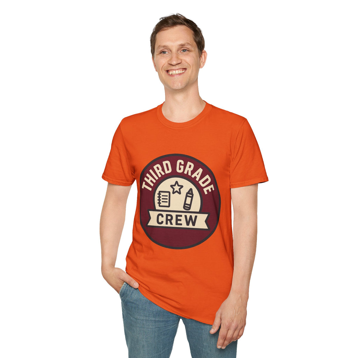 Third Grade Crew T-Shirt — Retro School Teacher & Student Tee - Trending Now - August 2026