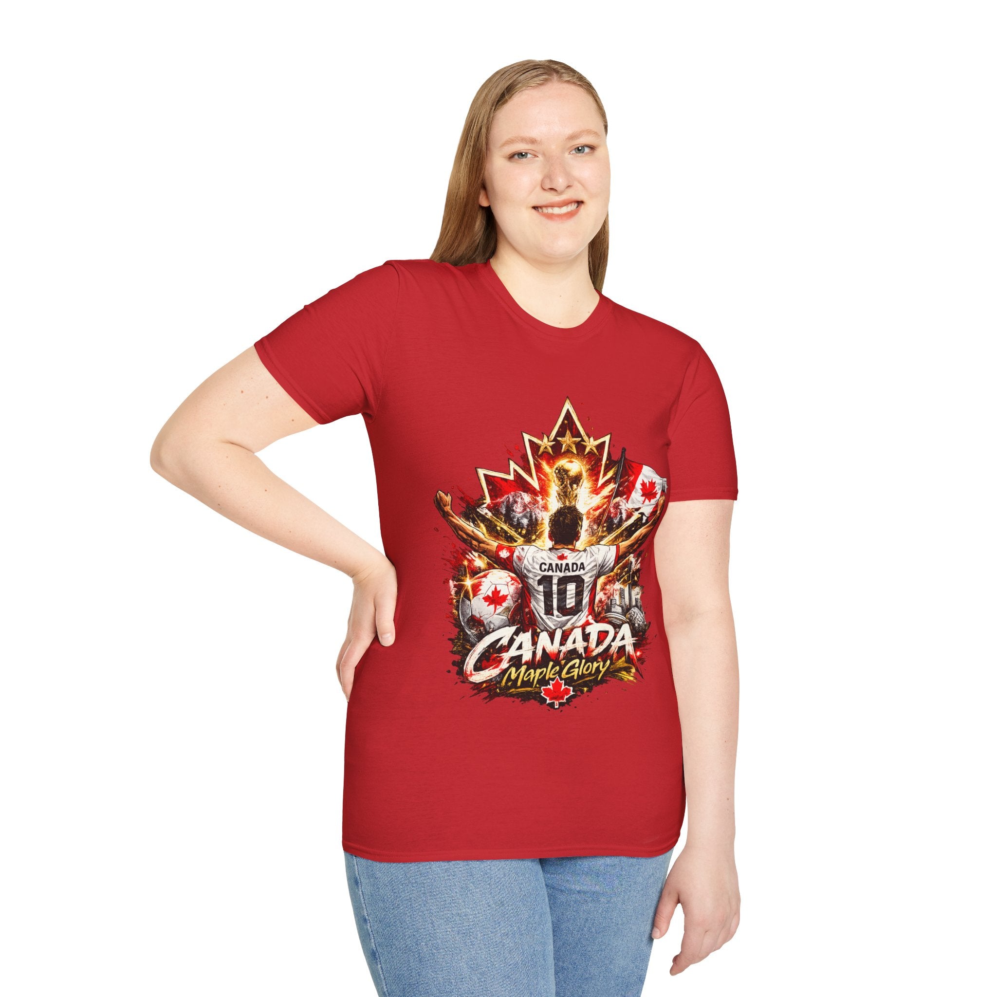 Canada Maple Glory T‑Shirt — Vintage Canadian Maple Leaf Graphic Tee