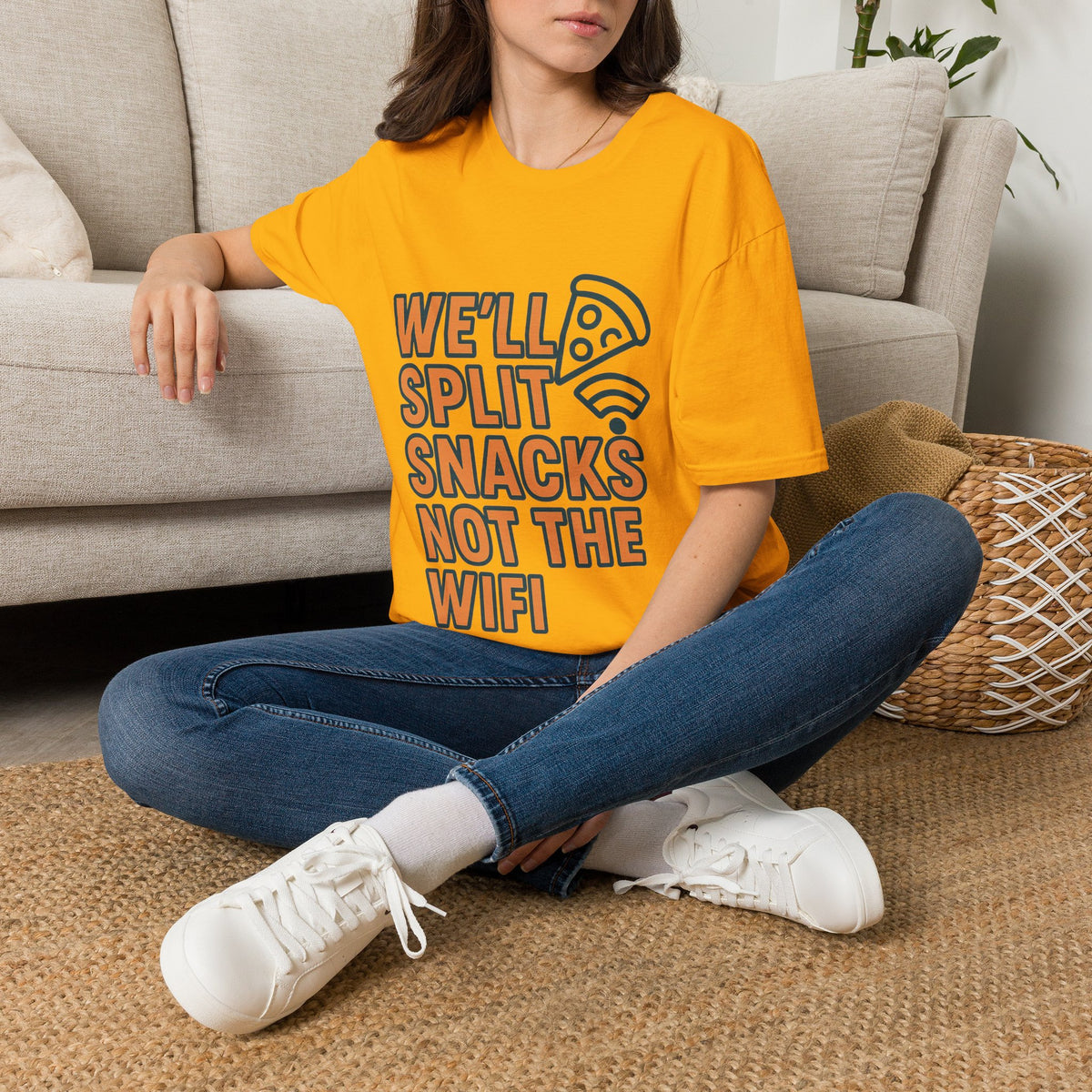 We'll Split Snacks Not The WiFi T-Shirt - Trending Now - August 2026