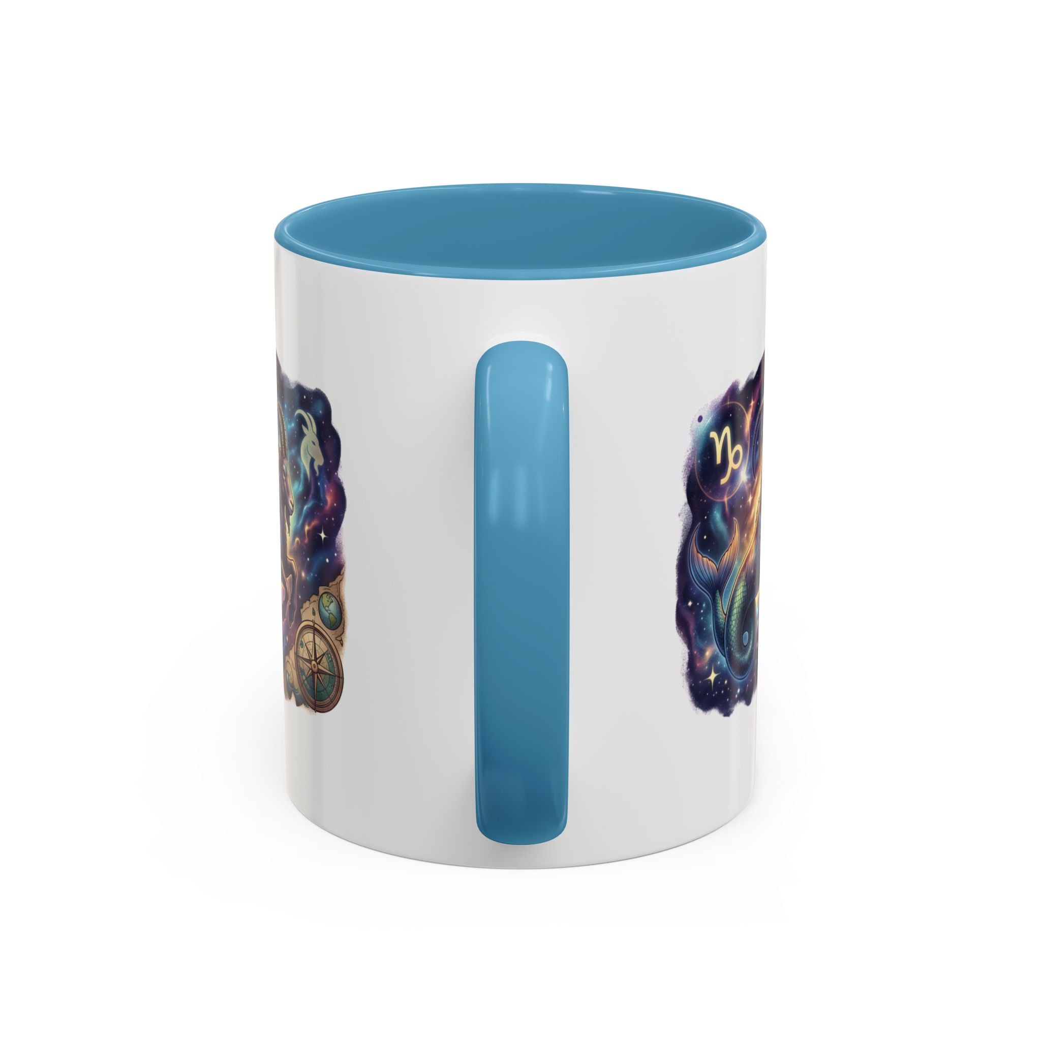 Capricorn Zodiac Coffee Mug — Celestial Goat Astrology Accent Mug