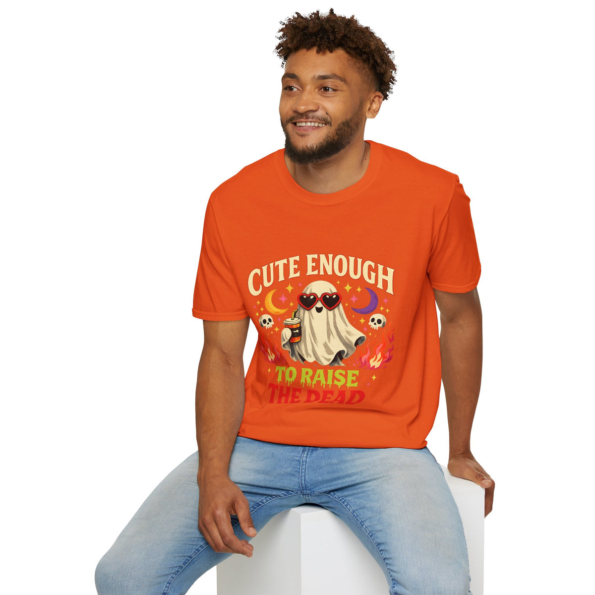 Halloween Cute Enough Unisex Softstyle T-Shirt