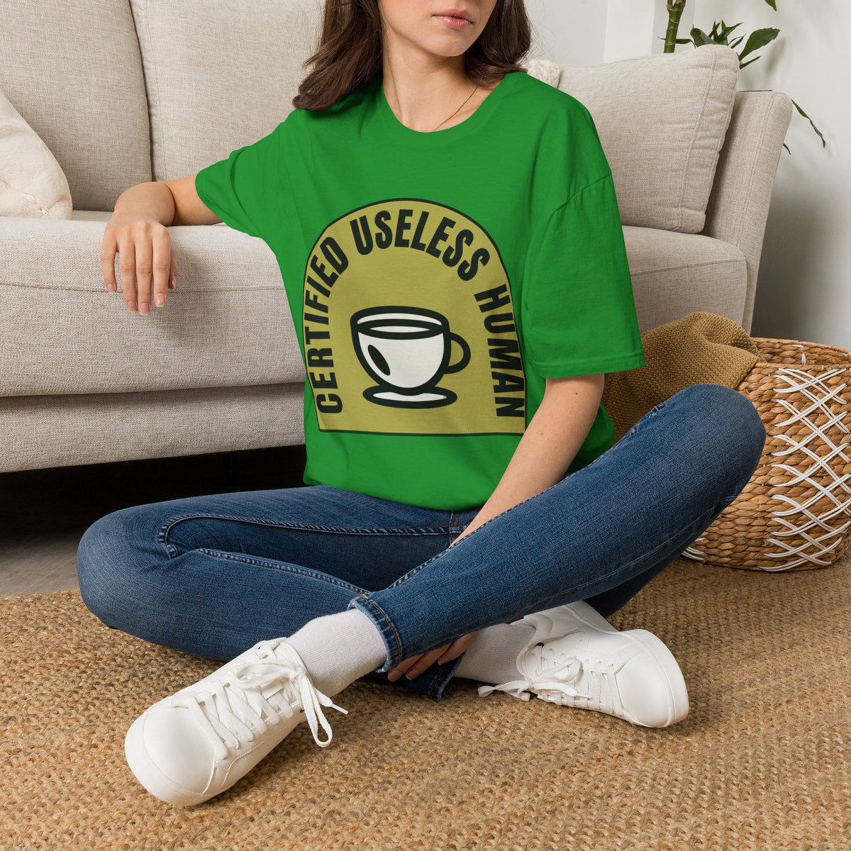 Certified Useless Human T-Shirt — Funny Coffee Lover Graphic Tee - Trending Now - August 2026