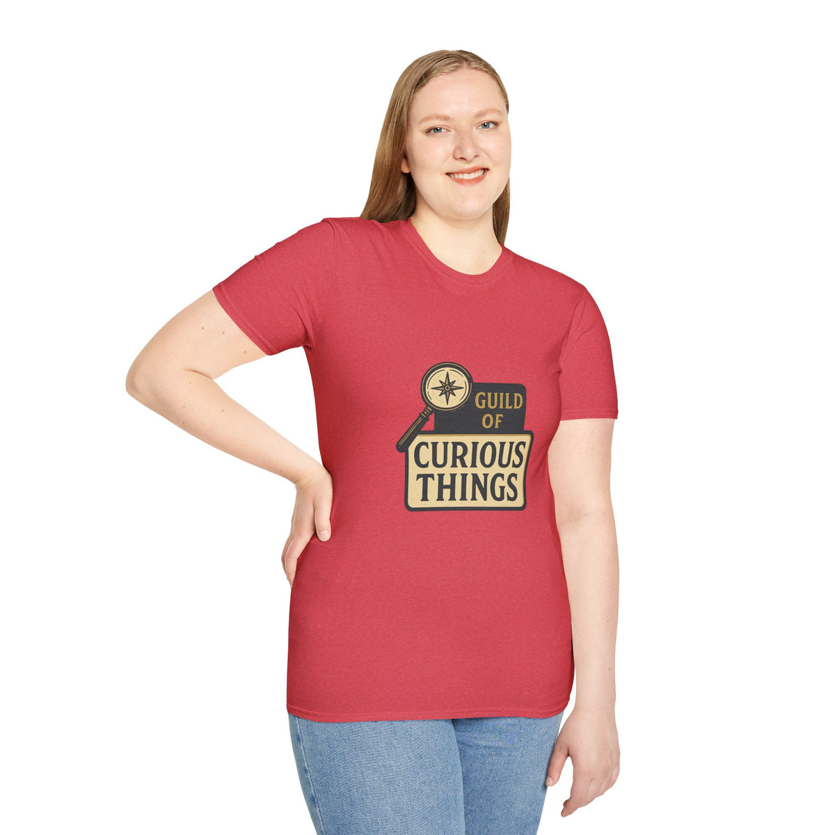 Curious Things T‑Shirt — Guild of Curious Vintage Badge Tee - Trending Now - August 2026