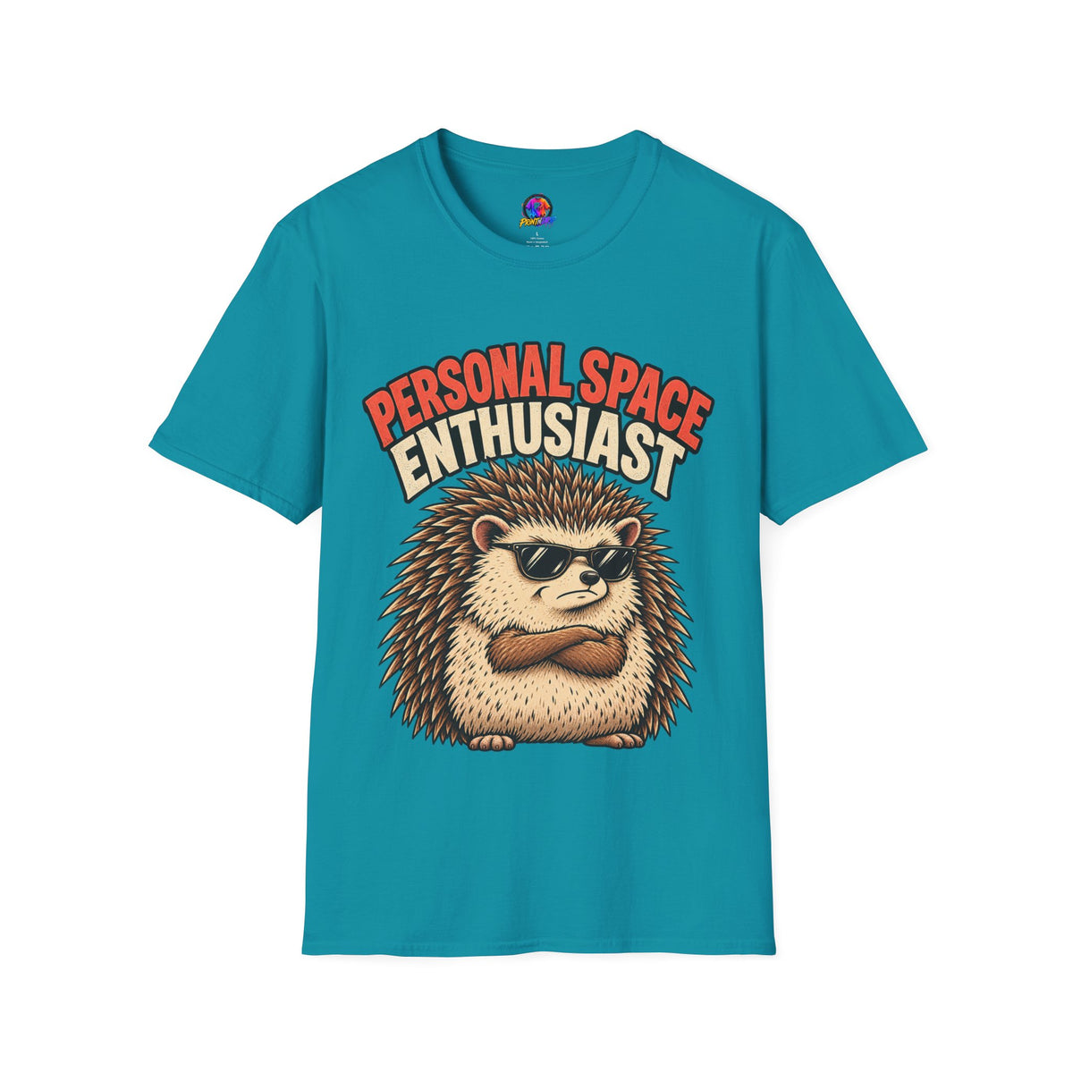 Personal Space Enthusiast T-Shirt — Funny Hedgehog Graphic Tee