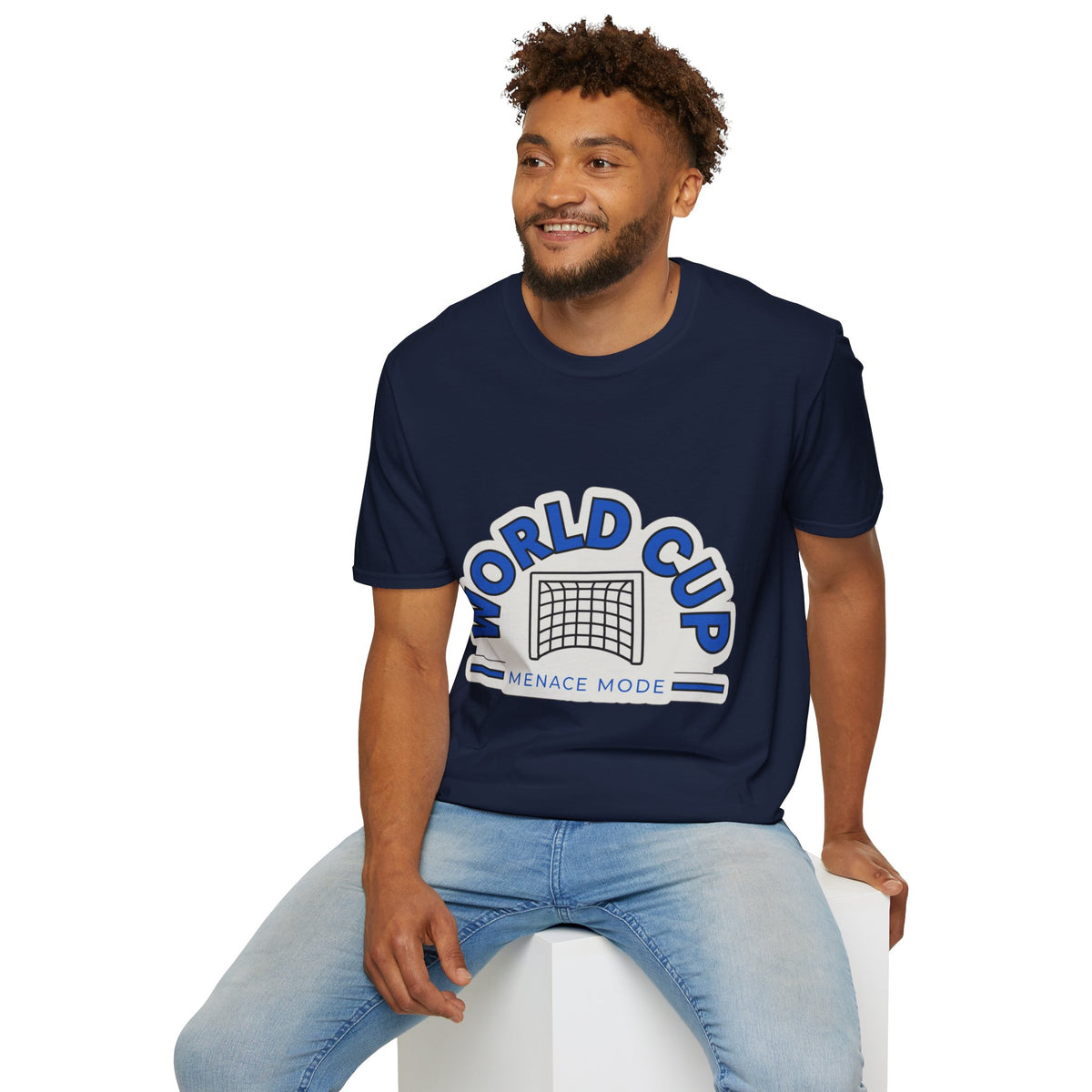World Cup Soccer T‑Shirt — 'Menace Mode' Retro Goal Graphic - Trending Now - August 2026