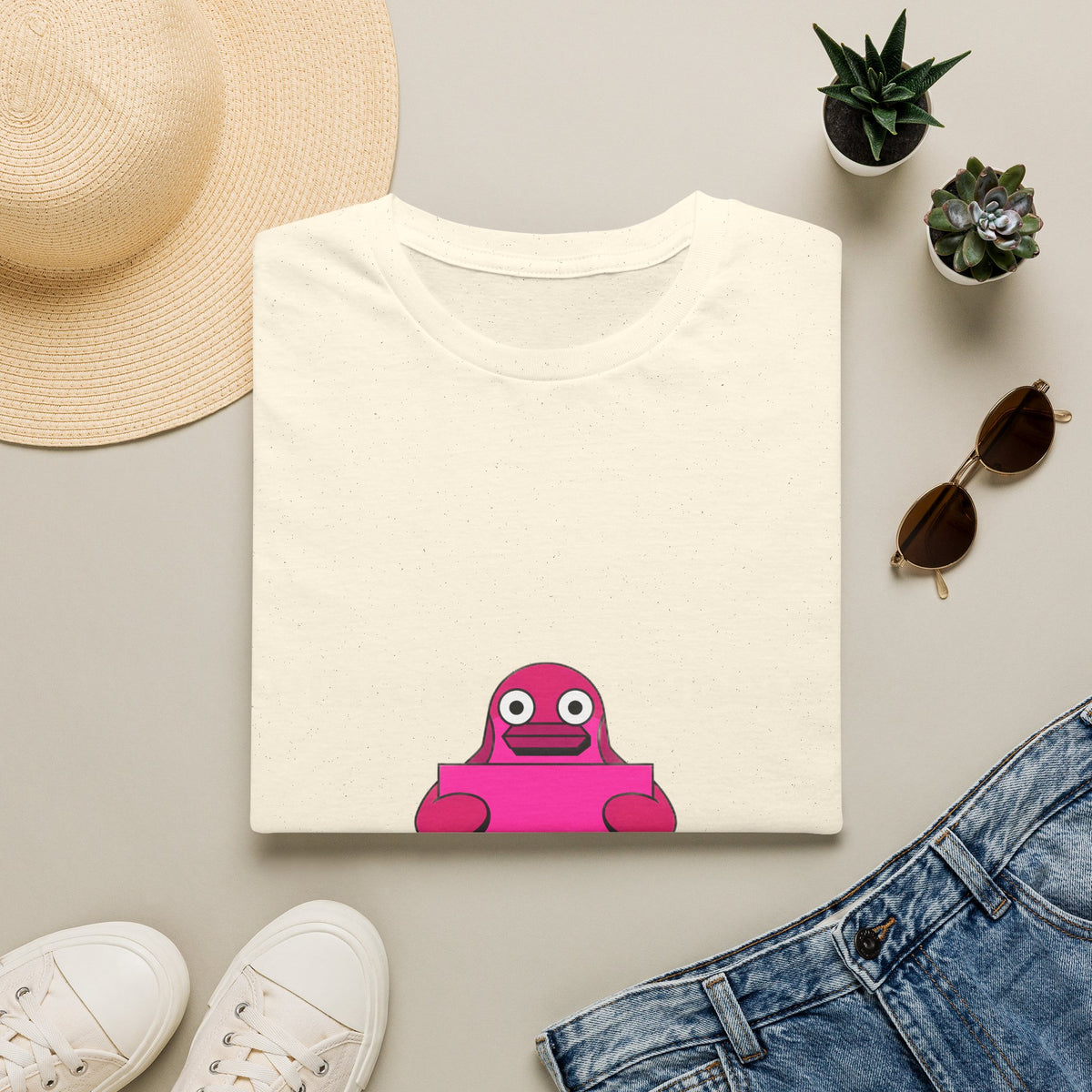 Pink Frog Character T-Shirt — Cute Quirky Graphic Tee - Trending Now - September 2026
