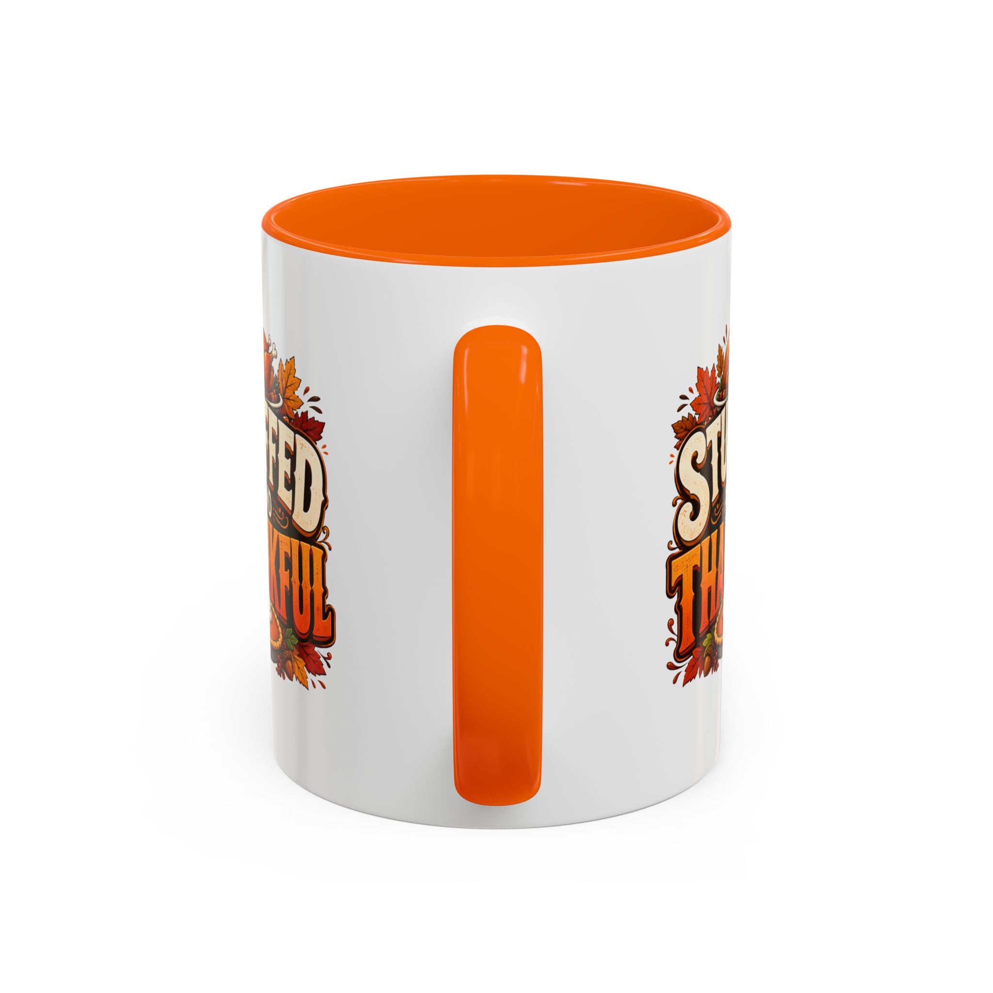 Thanksgiving Mug Stuffed and Thankful Thanksgiving Coffee Mug