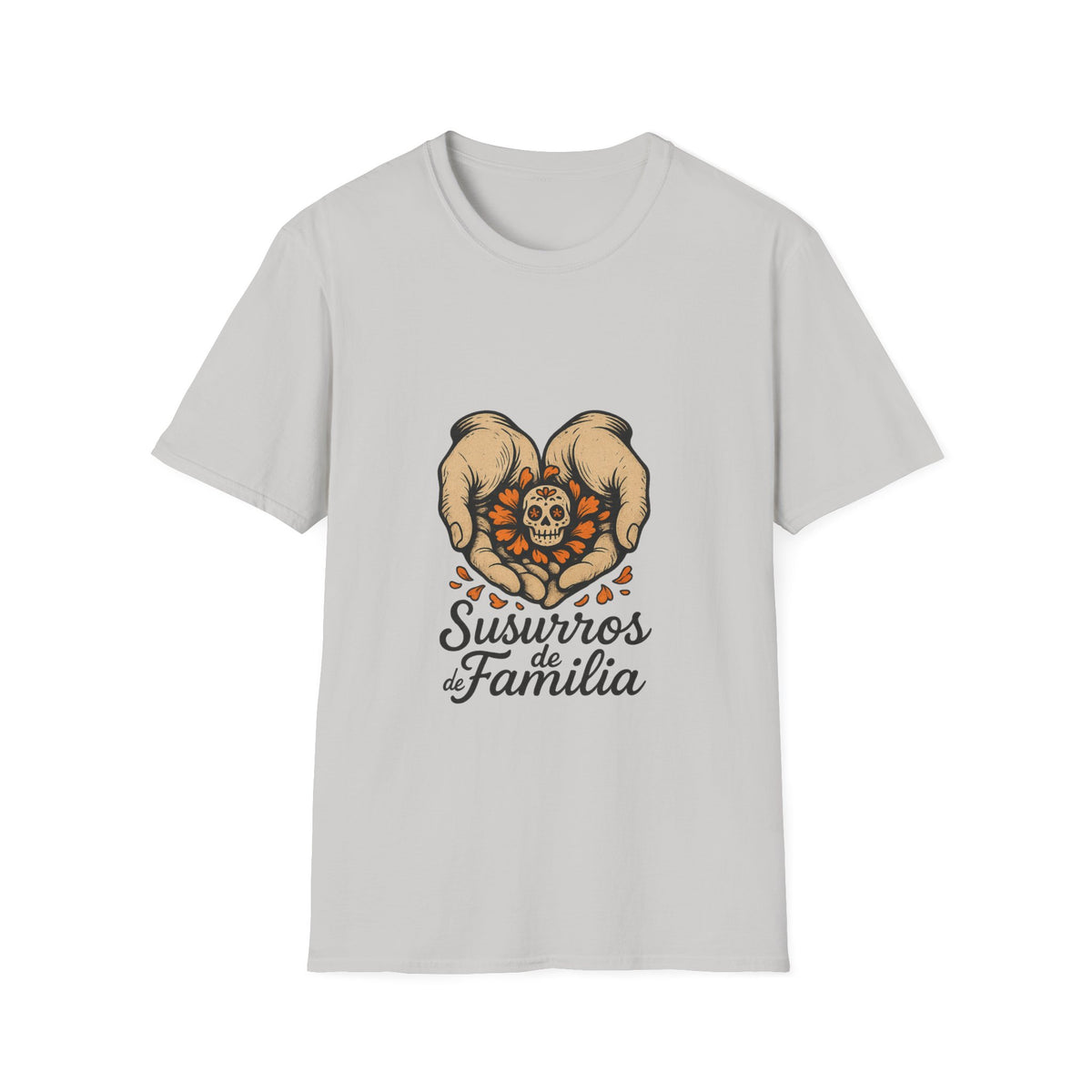 T‑Shirt — Sweetheart Pomeranians Heart Design with “Siempre Familia” Text - Trending Now - October 2026