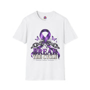 Break The Cycle Purple Ribbon T-Shirt — Domestic Violence Awareness Tee