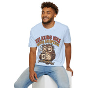 Funny And Witty Relaxing Was Never An Option Owl T-Shirt