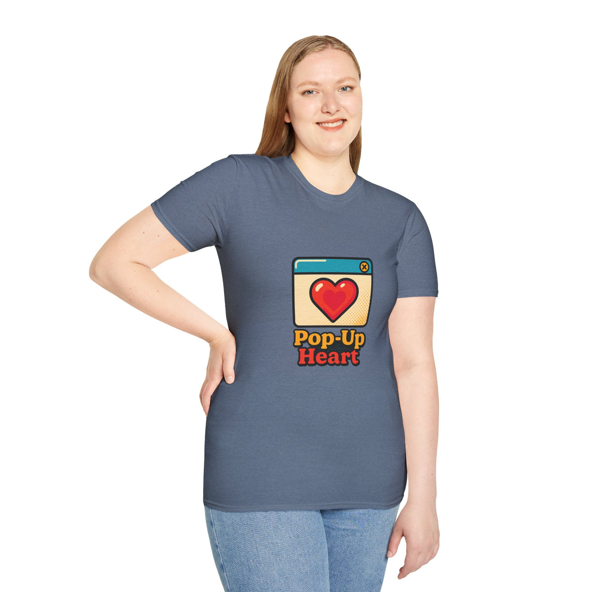 Pop-Up Heart T-Shirt — Cute Retro Heart Graphic Tee - Trending Now - October 2026