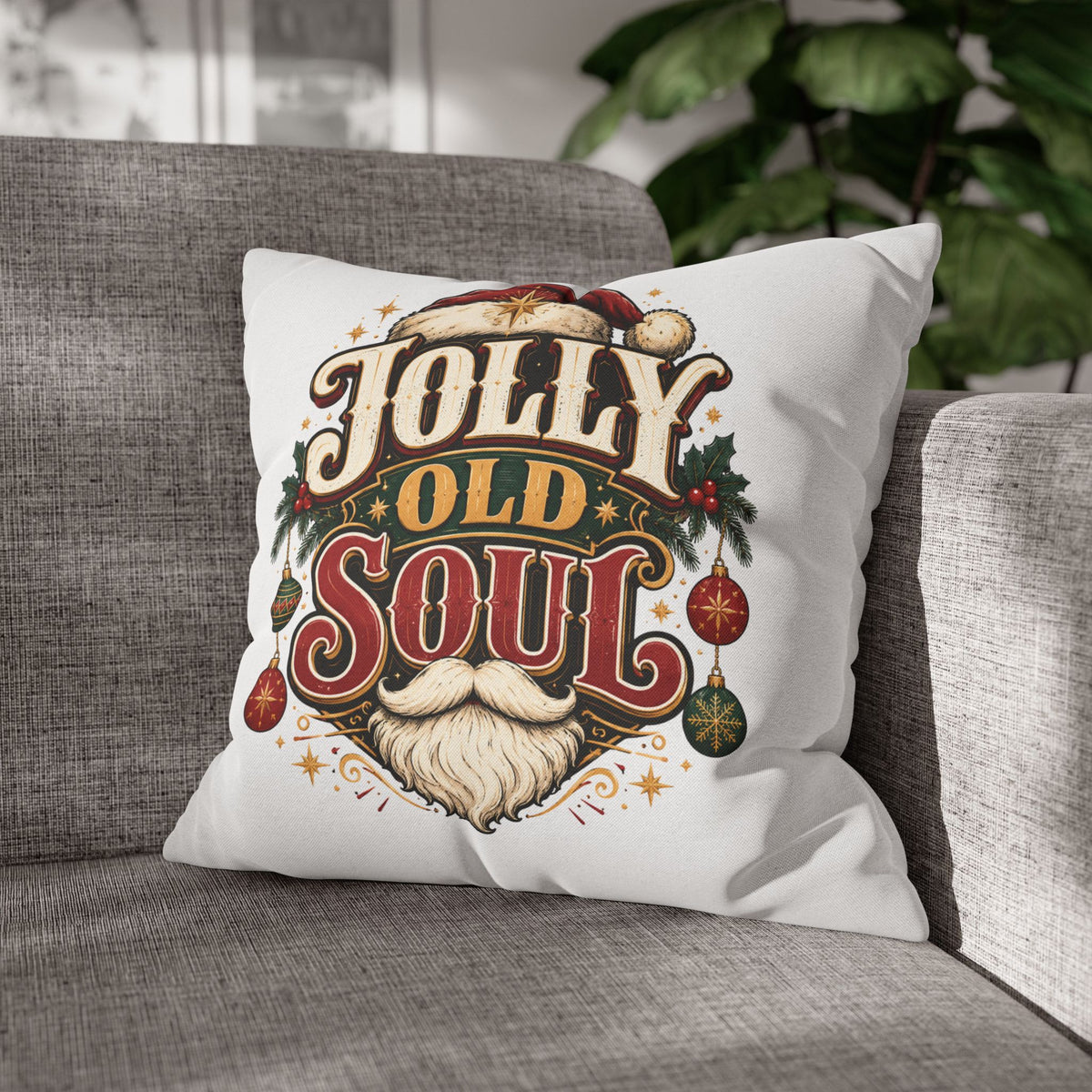 Christmas Jolly Old Soul Christmas Pillowcase