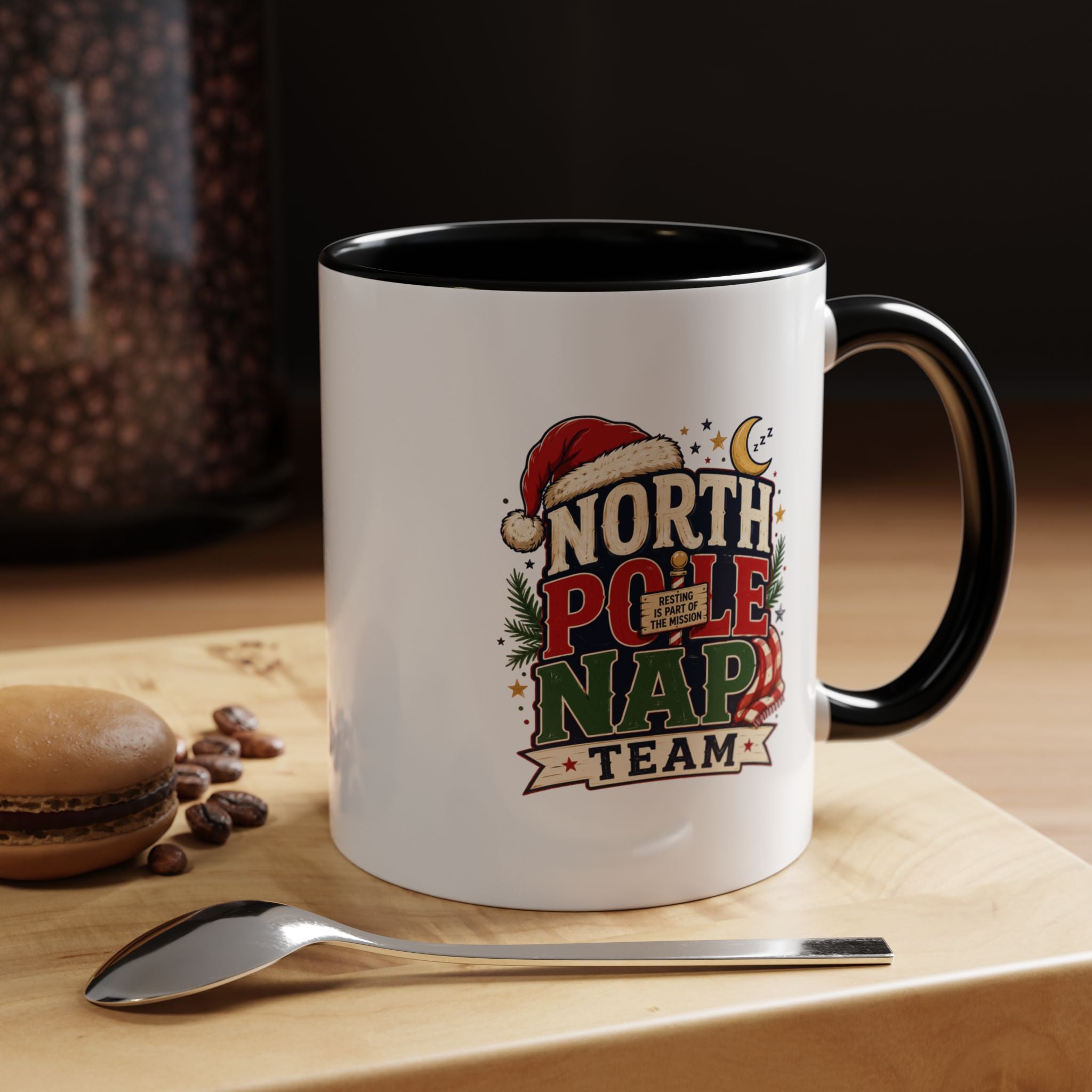 Accent Coffee Mug North Pole Nap