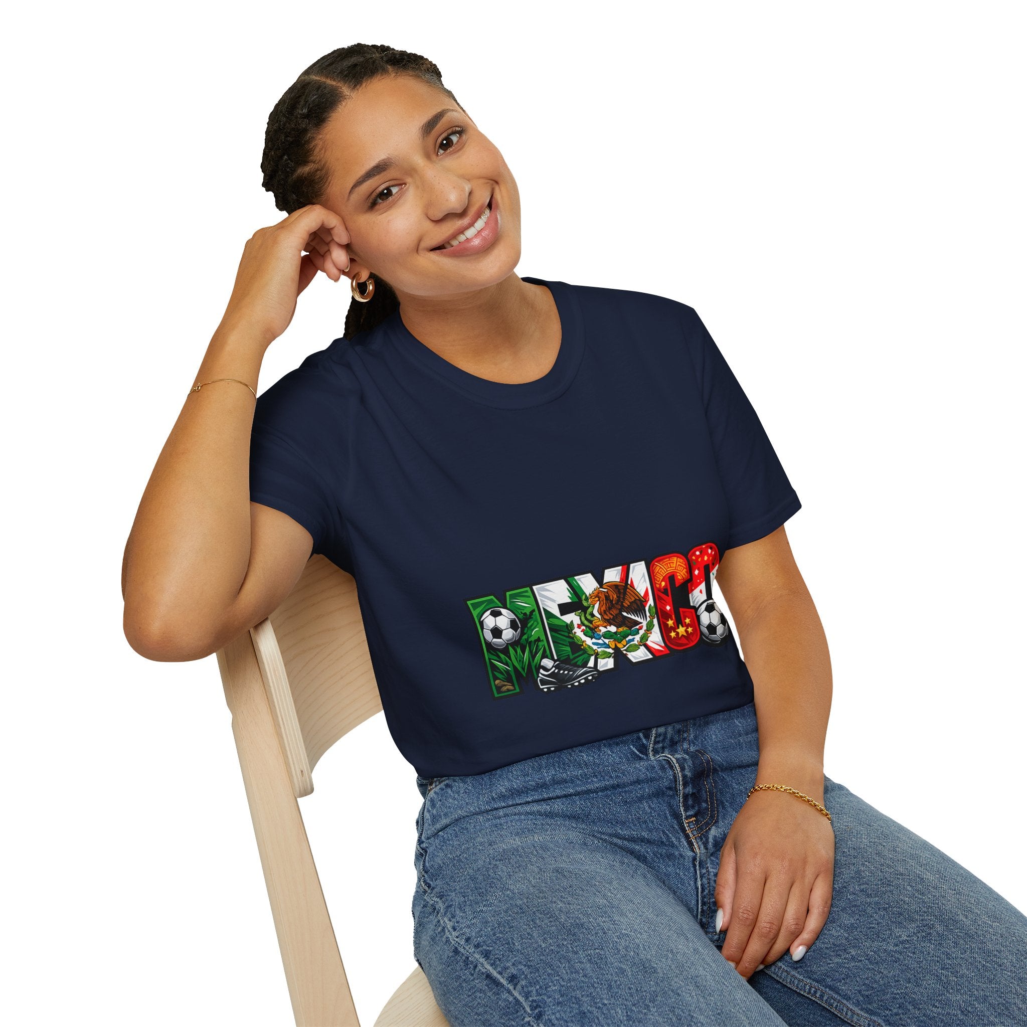 Mexico Soccer T-Shirt — Mexican Flag Football Pride Tee