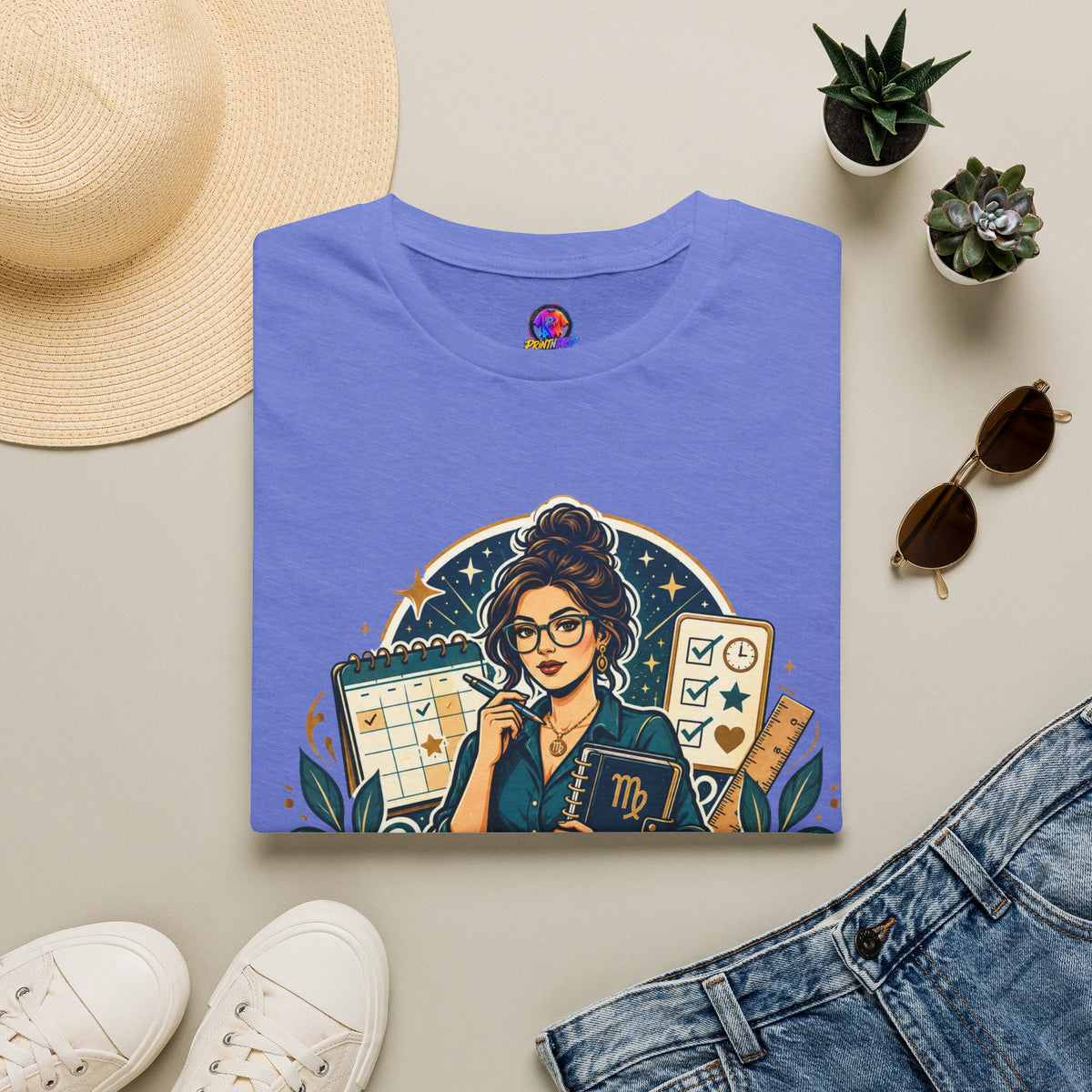 Virgo Planner T-Shirt — “Relax I Already Made A Plan For That” Astrological Tee