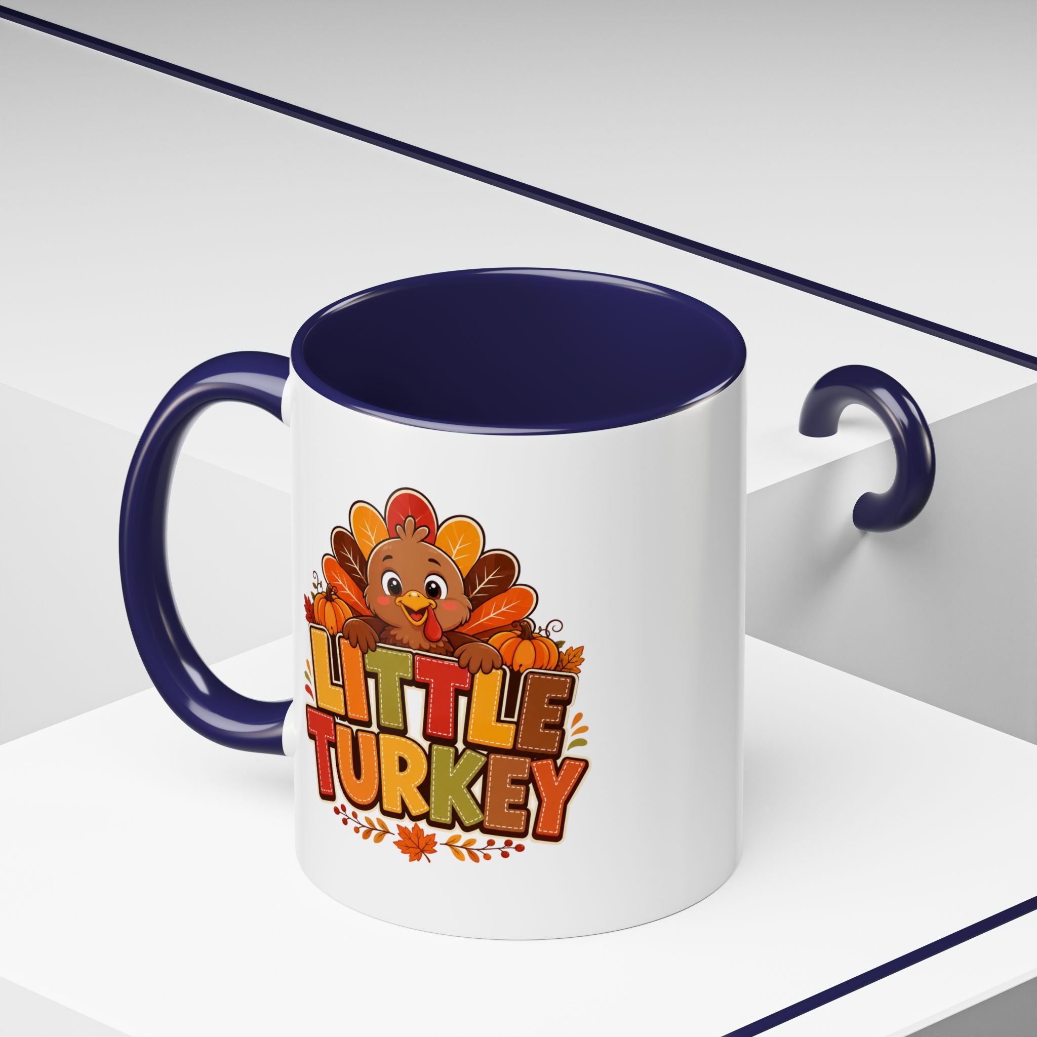 Thanksgiving Mug Little Turkey Coffee Mug — Cute Thanksgiving Kid Mug