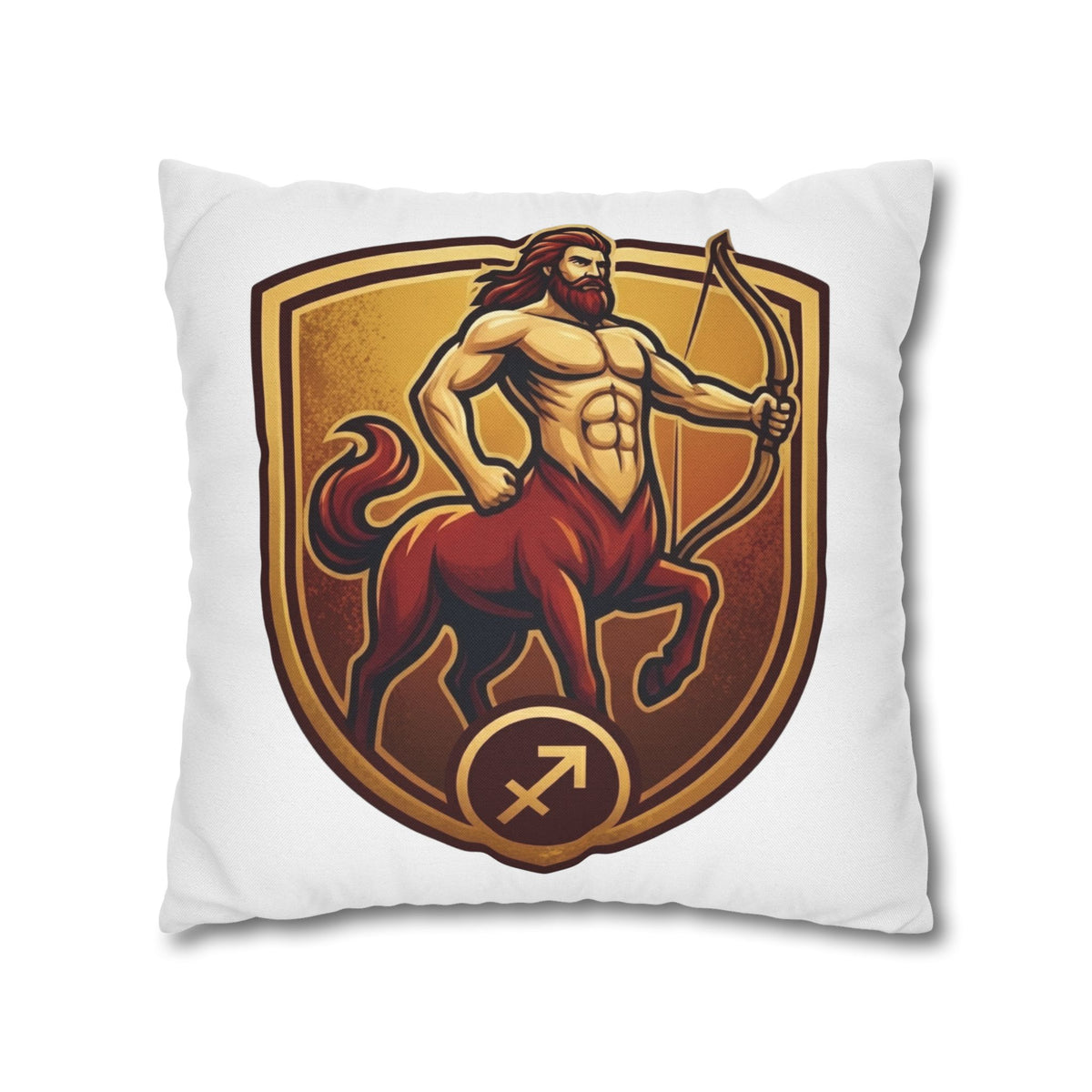 Sagittarius Centaur Zodiac Pillowcase — Archer Constellation Decorative Cushion