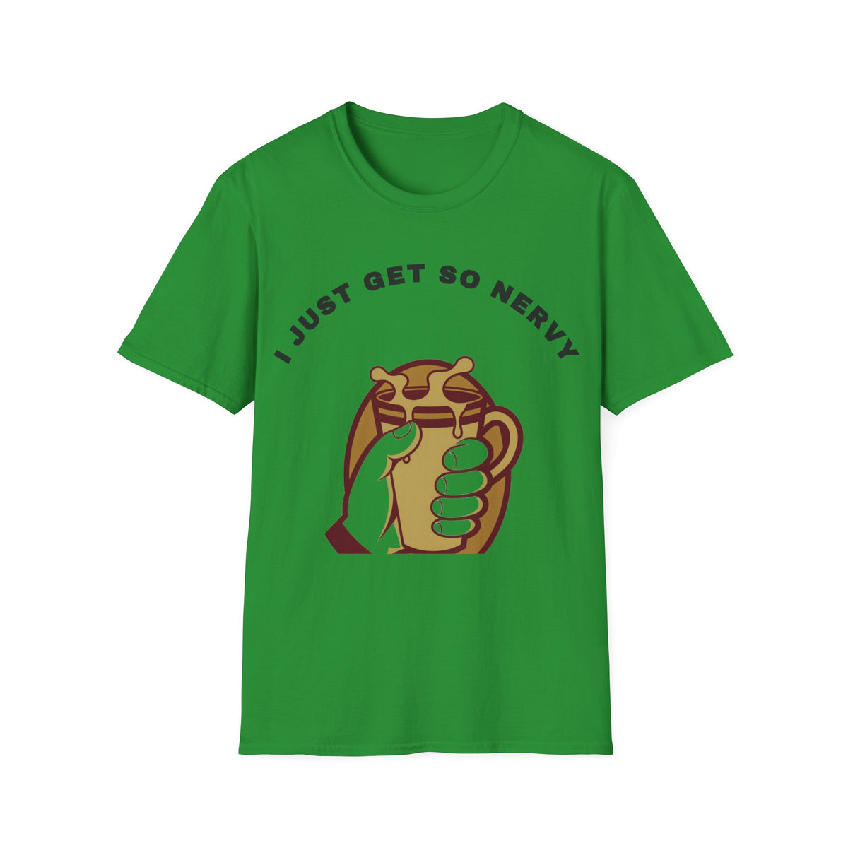 T-Shirt — “I Just Get So Nervy” Nervous Sloth Graphic Tee - Trending Now - September 2026