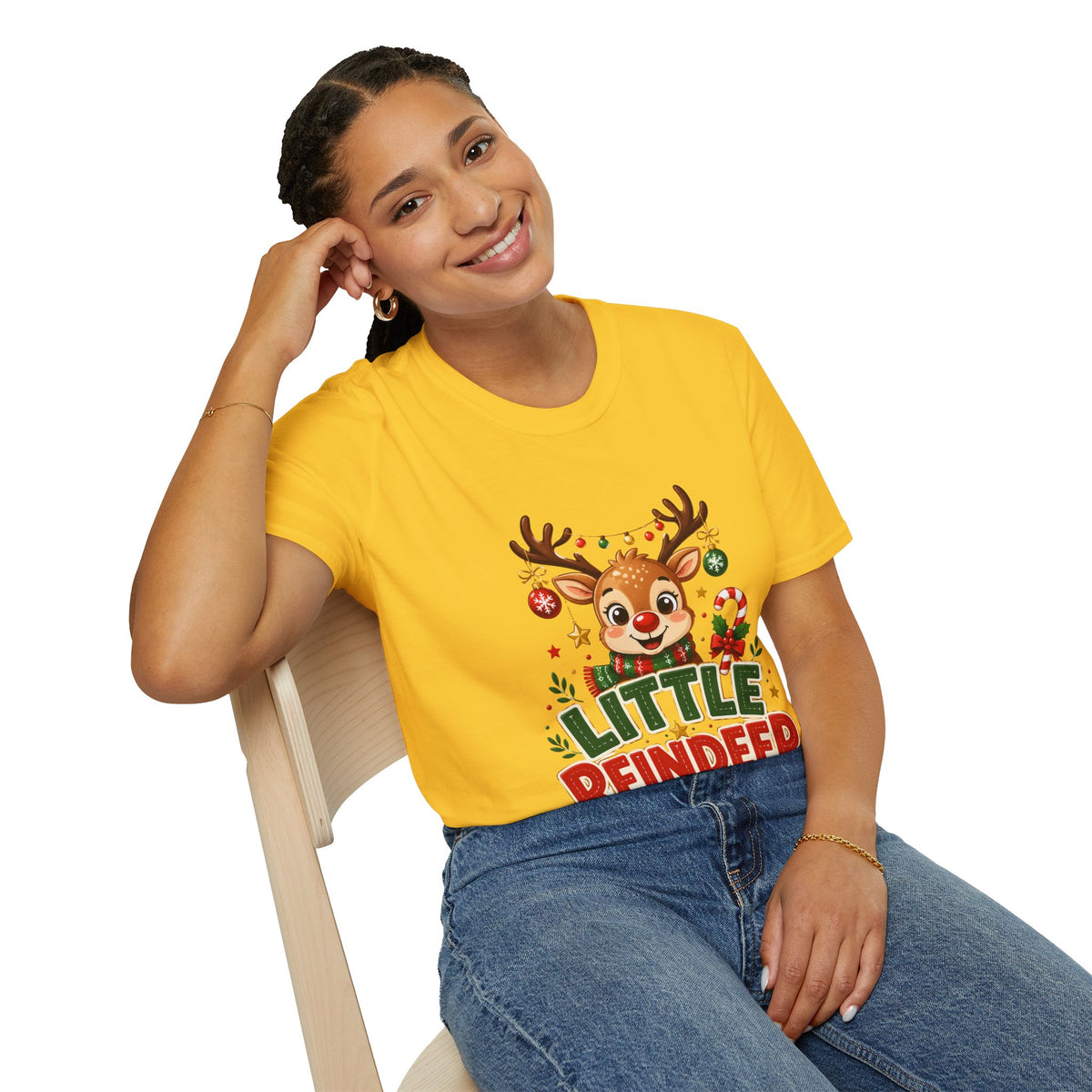 Little Reindeer T-Shirt — Cute Christmas Holiday Kids & Family Shirt