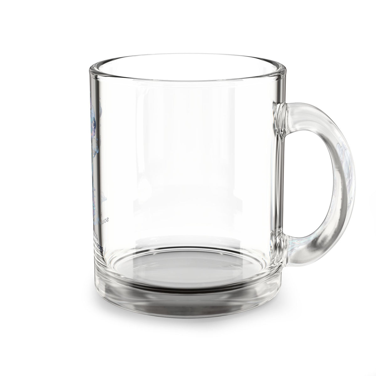 Pisces Art Glass Mug — "Head in the Clouds, Soul in the Deep" 10oz