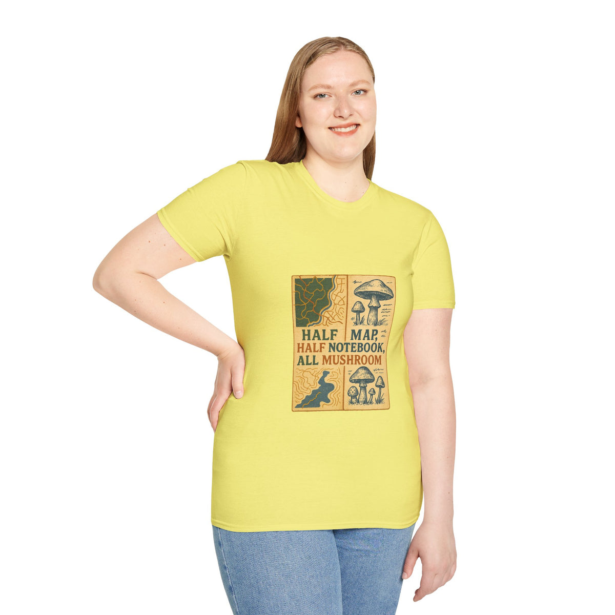 Mushroom Field Guide T-Shirt – Vintage “Half Map, Half Notebook, All Mushroom” Design - Trending Now - October 2026